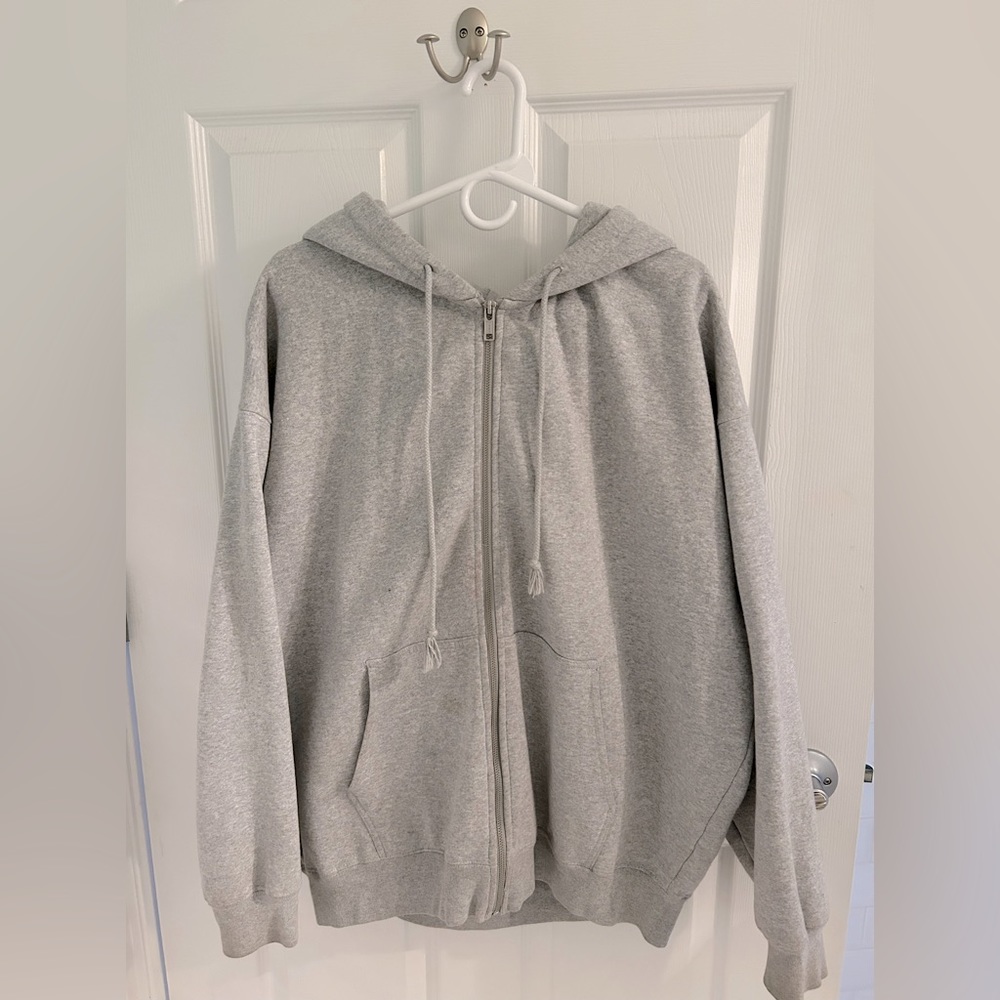 Brandy Melville Oversized Zip Up